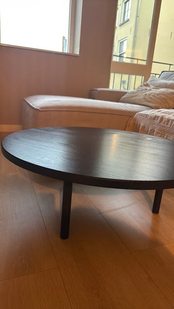 Zwarte salontafel