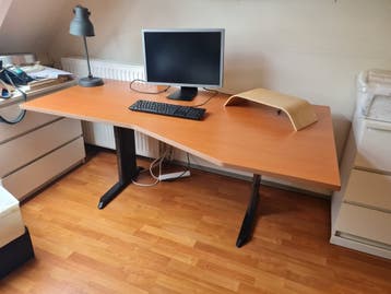 Hoekbureau 180 bij 100 cm