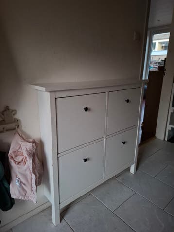 Ikea Hemnes schoenenkast - Wit - 107x22x101 cm