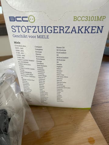 Stofzuigerzakken en filters voor Miele Cat & Dog