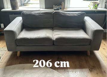 GRATIS 2 banken bankstel taupe grijs stoer lounge relax