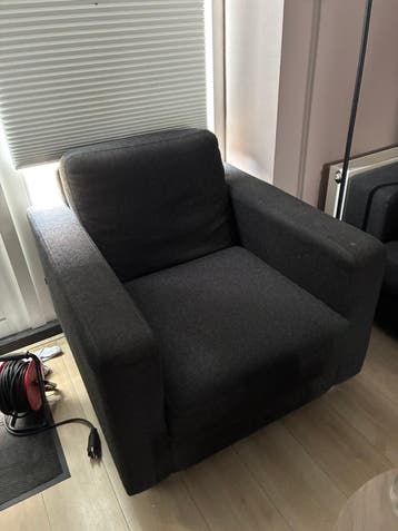 Stoel zwart