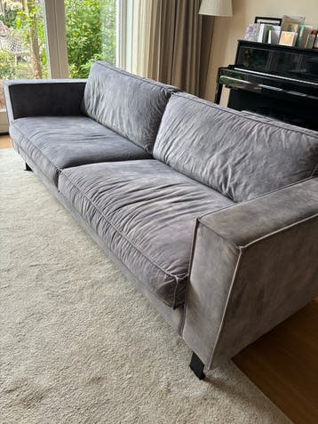 Gebruikte velvet bank van Pronto Wonen, 230cm