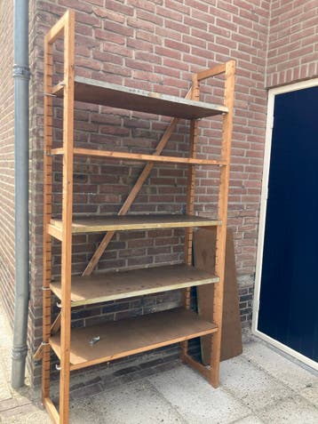 Houten stellingkast - Bruynzeel