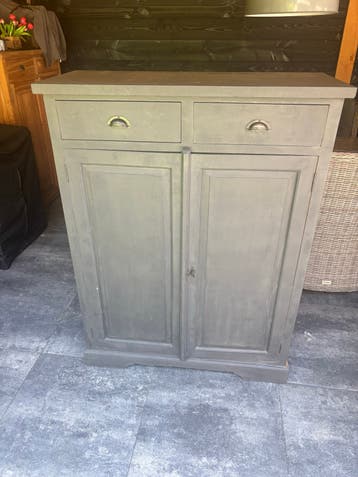 Teak houten meiden kast, gratis af te halen