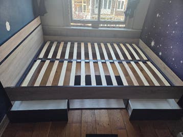 Bed met opbergruimte Twijfelaar