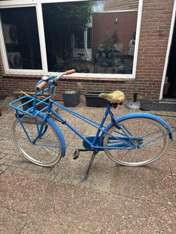 GRATIS OPHALEN - Blauwe dames fiets