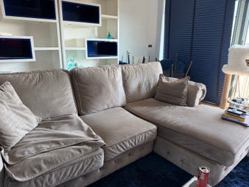 Urban Sofa Bank Taupe Croco Stof