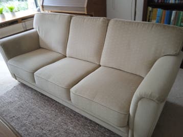 Comfortabele 3-zits bank met 2 fauteuils