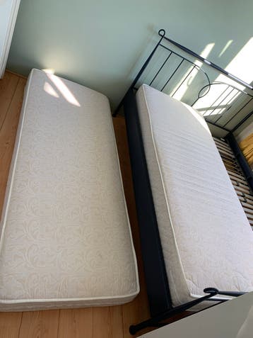 2 matrassen 80x200cm, nog in goede staat