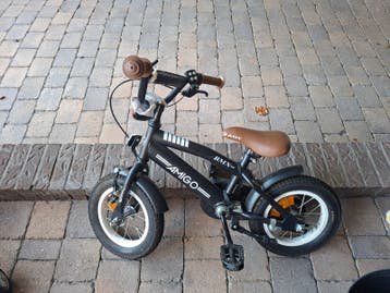 Amigo BMX kinderfiets, zwart, 12 inch