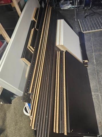 IKEA Pax kast onderdelen: planken en zijwanden