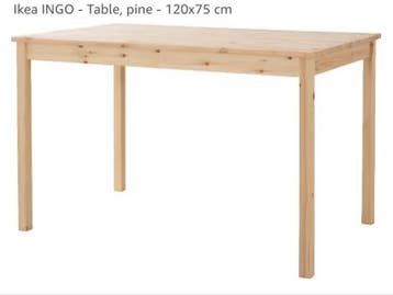 eettafel klein GRATIS