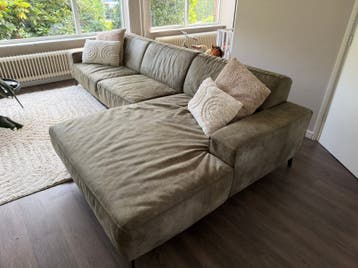 Loungebank Jaxx groen microleer - GRATIS
