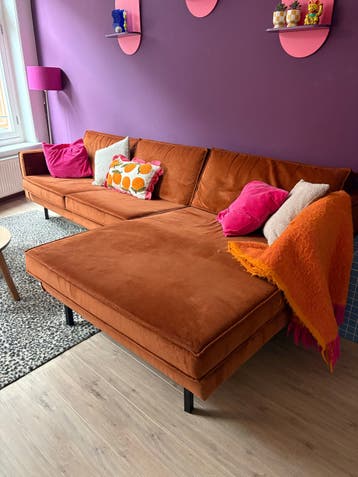 Woood Hoekbank Roestkleur - Opknapper