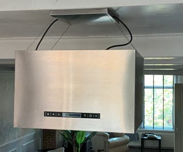 RVS Eilandschouwkap met Verlichting en Motor