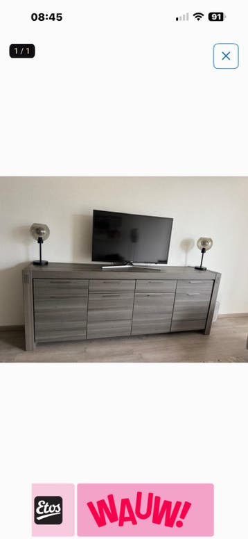 GRATIS Dressoir 225x43x85
