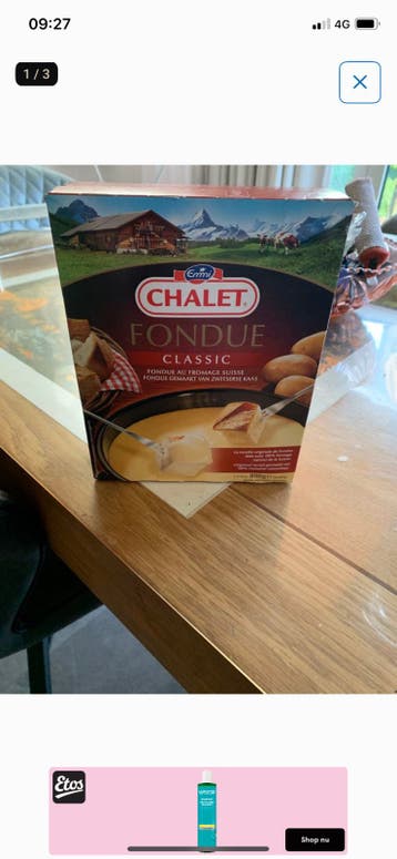Gratis Chalet Emmy kaas fondue