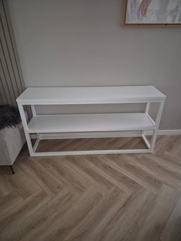 Strak wit dressoir/tv-meubel - 135x35x66,5 cm