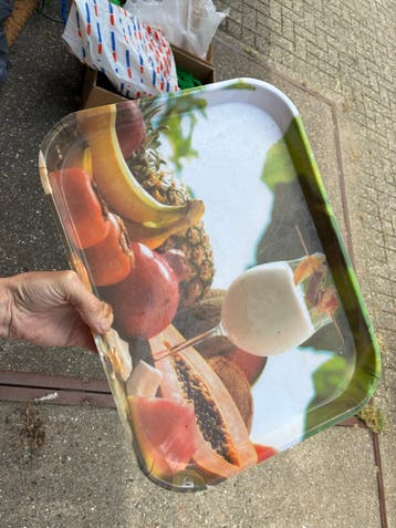 Dienblad kunststof met fruitprint - Vandaag afhalen!