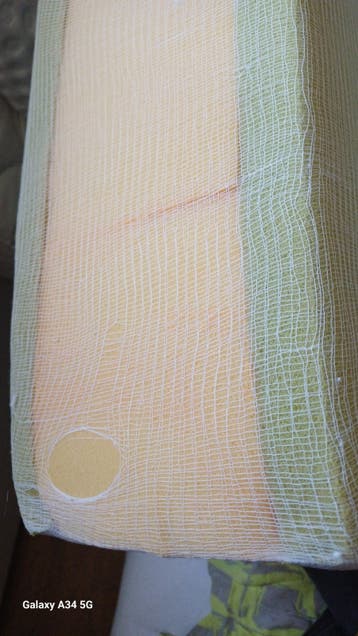 Gratis af te halen: Schuimmatras - ideaal voor tuinkussens