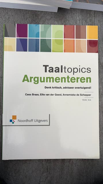 Cees Braas - Taaltopics argumenteren