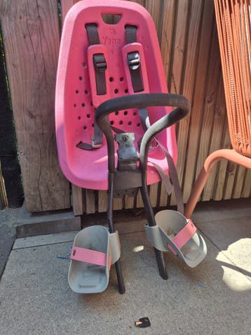 Roze Yepp Mini Fietszitje - Voorzitje