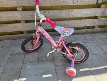 Kinderfiets roze met zijwieltjes - gratis ophalen