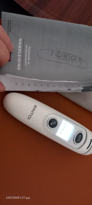 Bintoi Elektrische Thermometer - Oor, Voorhoofd & Kamer
