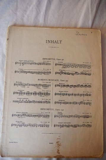Schubert - Bladmuziek piano