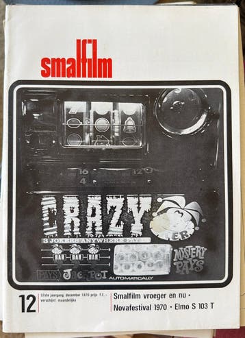 Tijdschrift Smalfilm meerdere jaargangen 1963-1970