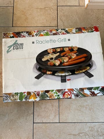 Zeam Raclette-Grill voor 8 personen - Nieuw in doos
