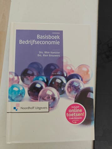 Basisboek Bedrijfseconomie - Drs. Koetzier & Brouwers