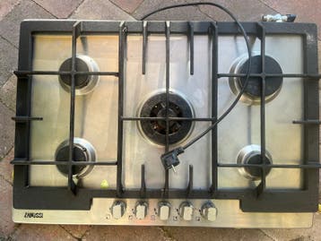 Zanussi Gasfornuis - 4 Pitten + WOKBRANDER - Inbouw