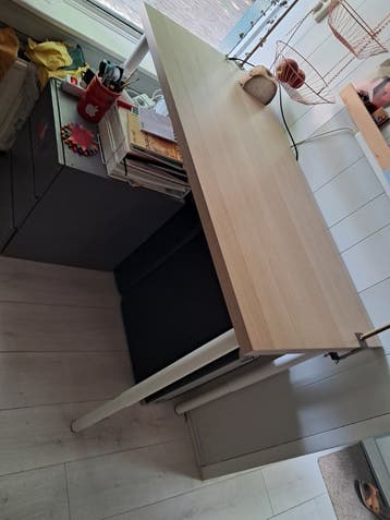 Ikea Lagkapten tafelblad met 4 Olov poten