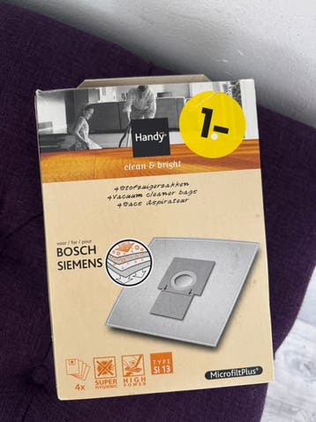 Stofzuiger Zakken voor Siemens of Bosch GRATIS!!