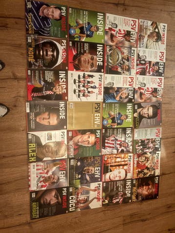 PSV Inside Magazine Collectie - Diverse Uitgaven