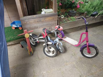 Step en loopfietsjes