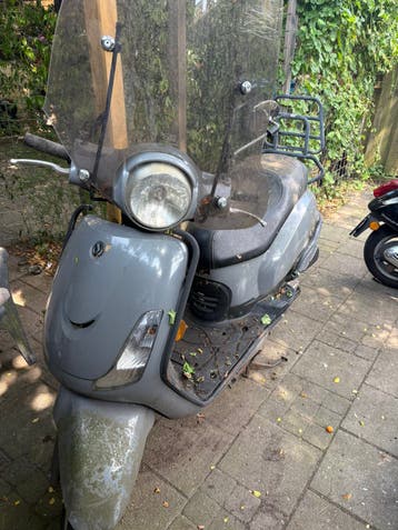 Sym Fiddle 2 scooter blauw kenteken gratis ophalen WOK