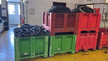 Partij gebruikte fietsbanden (binnen- en buitenbanden)