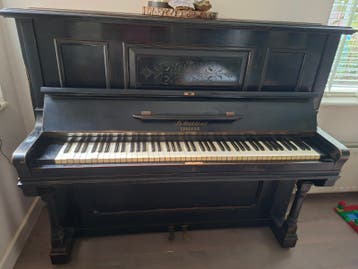 Antieke Knauss Coblens Piano - Klassiek Zwart