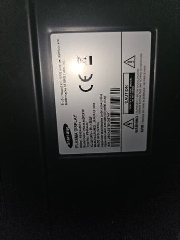Samsung Plasma TV PS42A450P2XXC - 42 inch