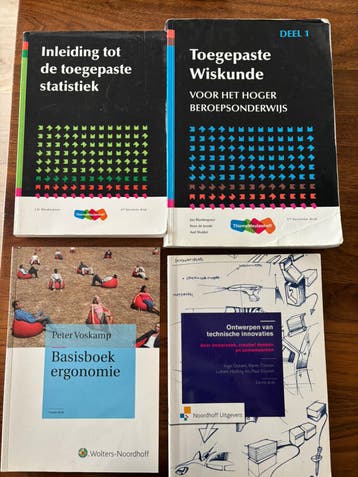 Pakket studieboeken werktuigbouw
