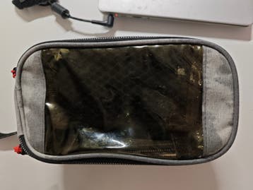 Fietstas voor stuur/frame met telefoonvak