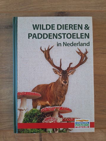 Postcode Loterij boek 5 Wilde dieren en Paddenstoelen