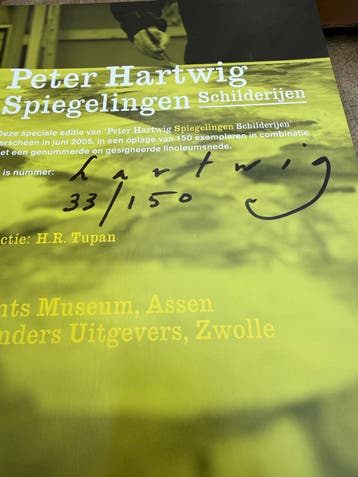 Peter Hartwig: Spiegelingen Schilderijen - Gelimiteerde Edit