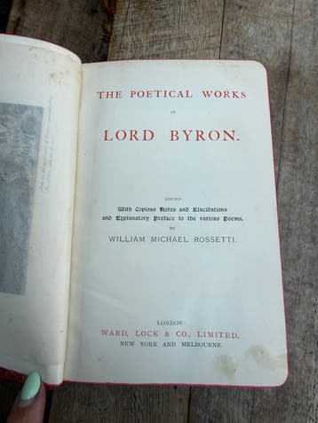 The Poetical Works of Lord Byron - Antiek Boek