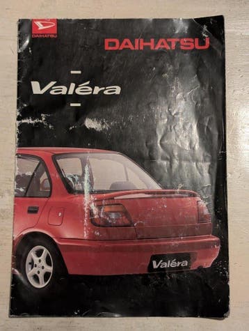 Folder brochure Daihatsu Valera