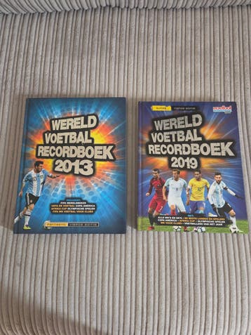 Wereld Record Voetbal Boeken 2013 & 2019 - Perfecte Staat