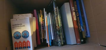 Grote doos met diverse boeken - gratis af te halen